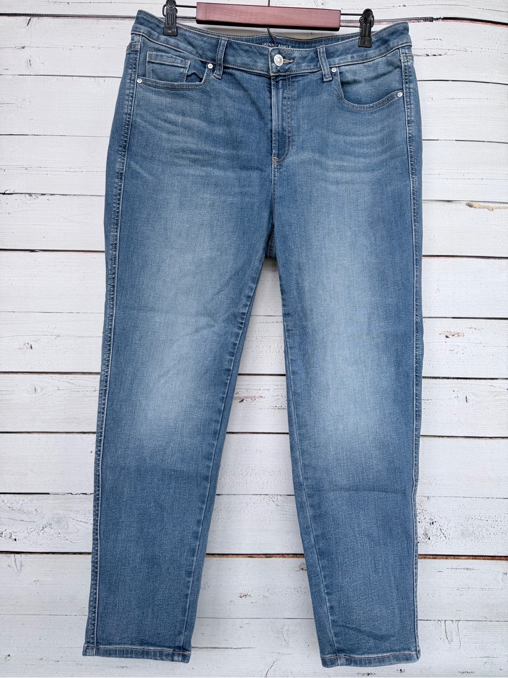 Chico's Skinny Ankle Stretch Denim Jeans Size 2.5R (US 14R) #172